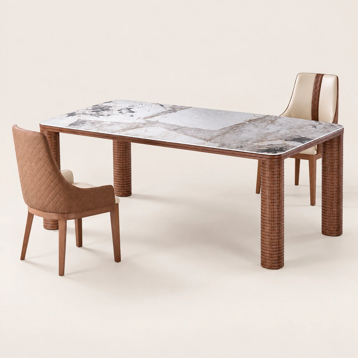 Table à manger AURÉLIA - vue en plongée