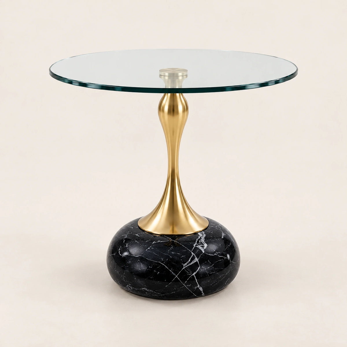 Table d’appoint DUNE - Noir veiné - vue 2