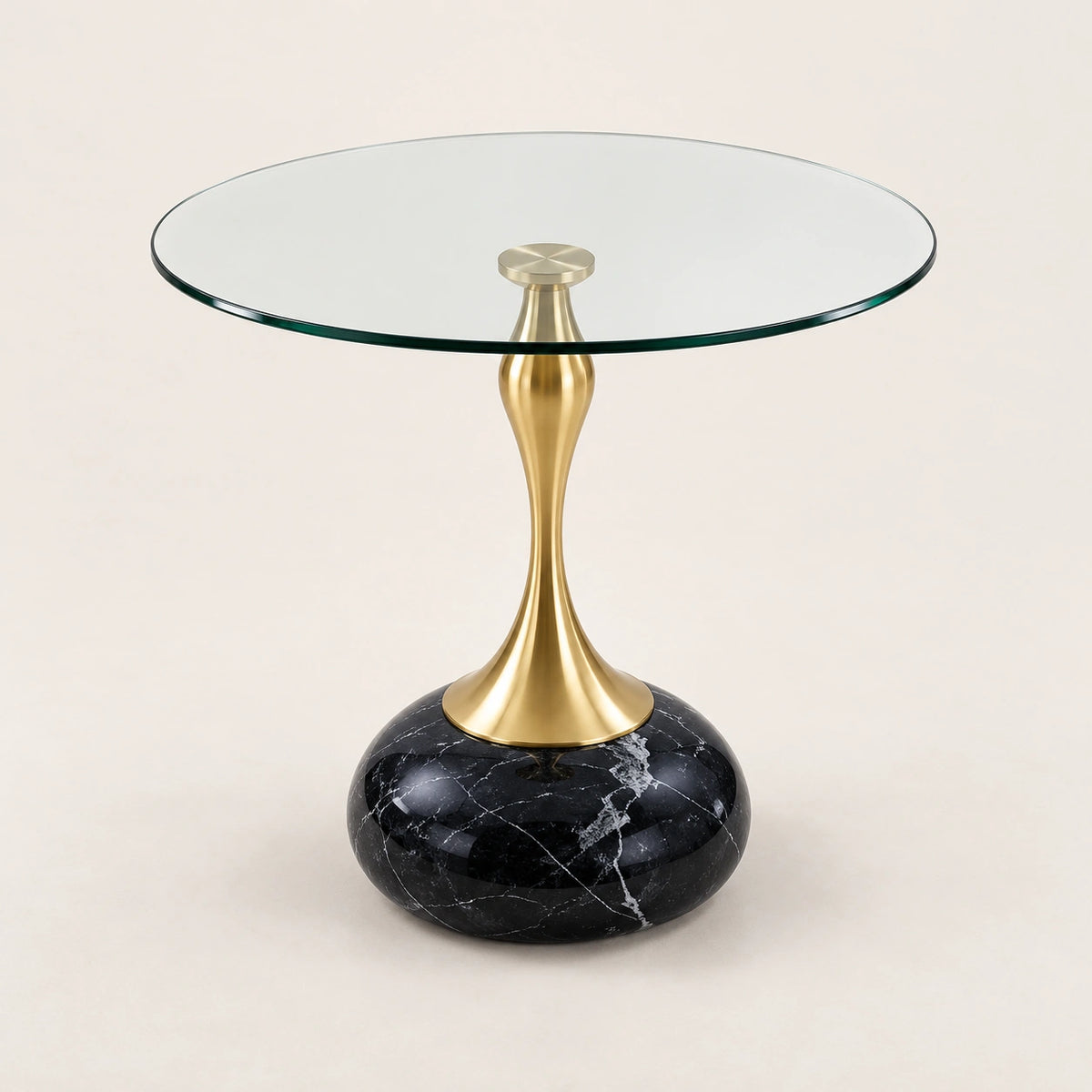 Table d’appoint DUNE - Noir veiné - vue 5