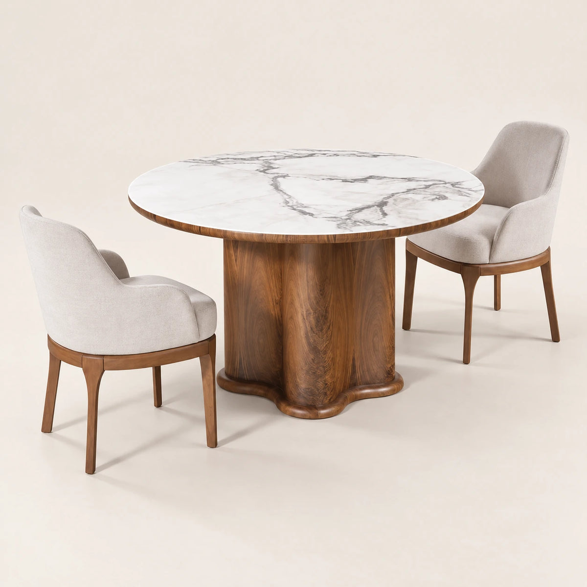 Table à manger ÉLYSÉE - vue en plongée