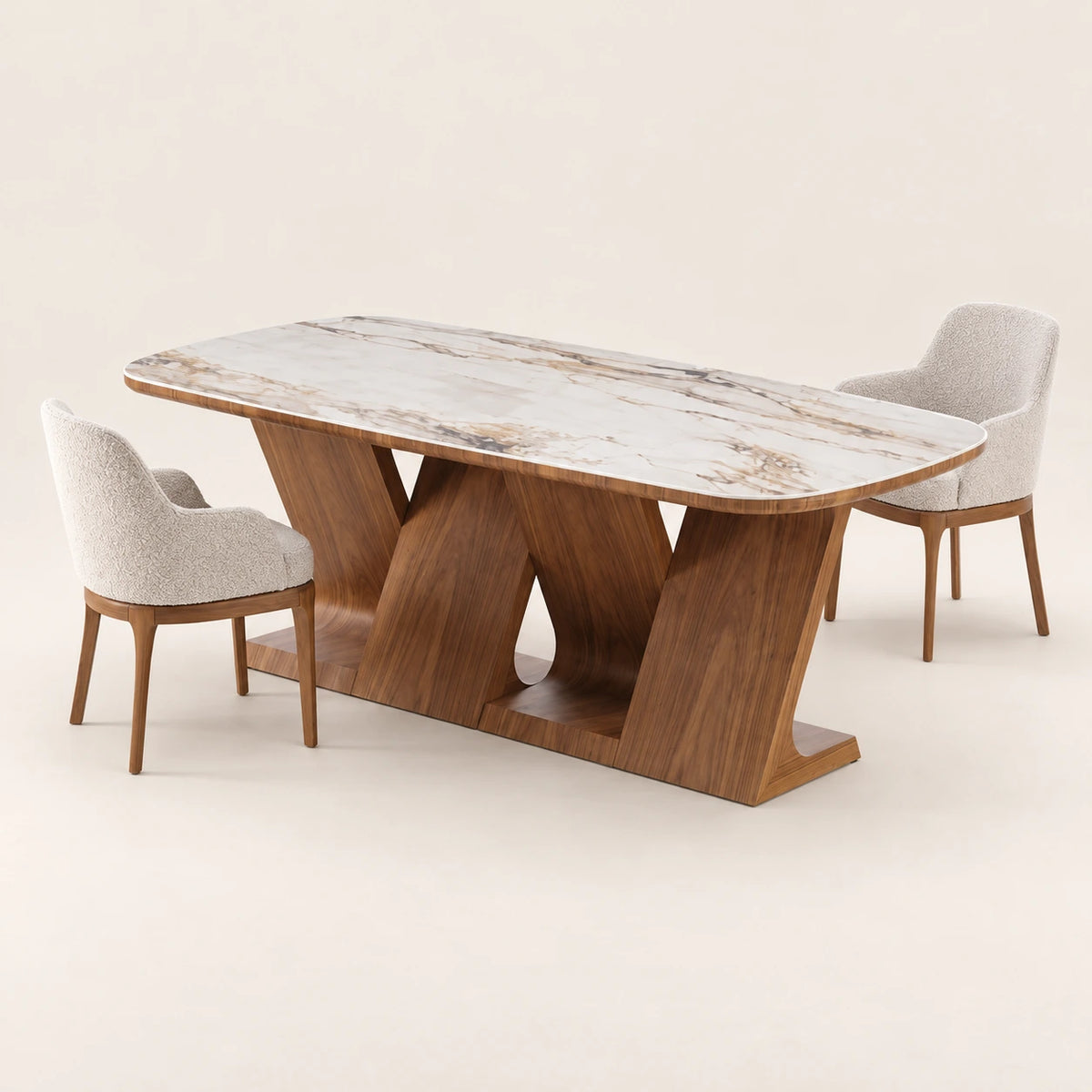 Table à manger MAJESTA - vue en plongée