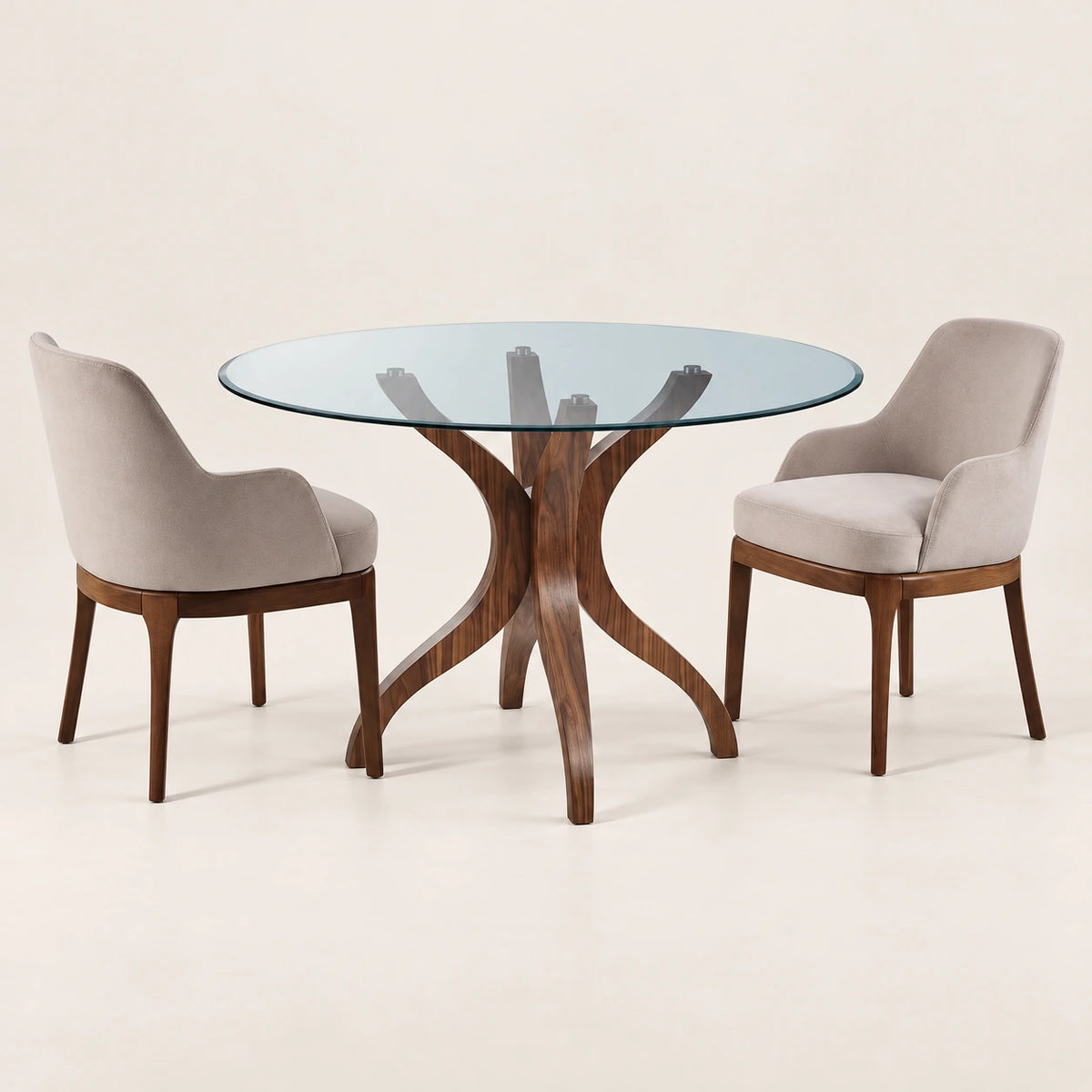 Table à manger VERRA - vue de face
