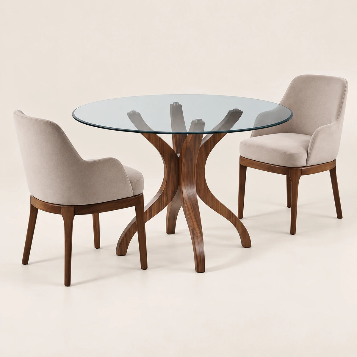 Table à manger VERRA - vue de gauche