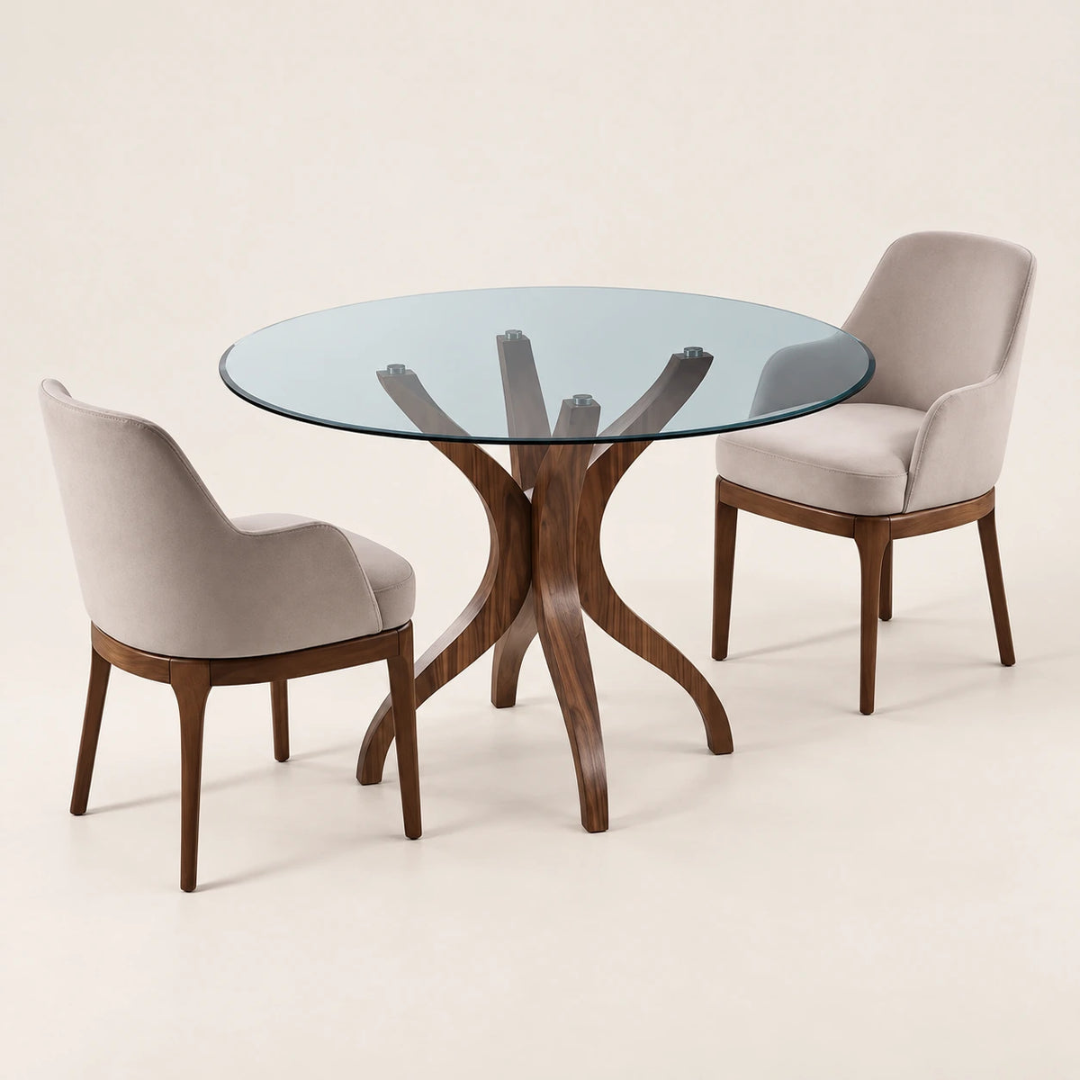 Table à manger VERRA - vue en plongée